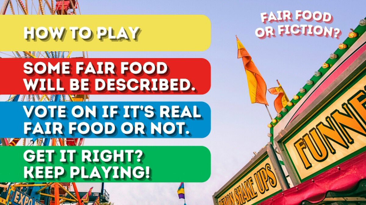 Fair Food or Fiction? image number null